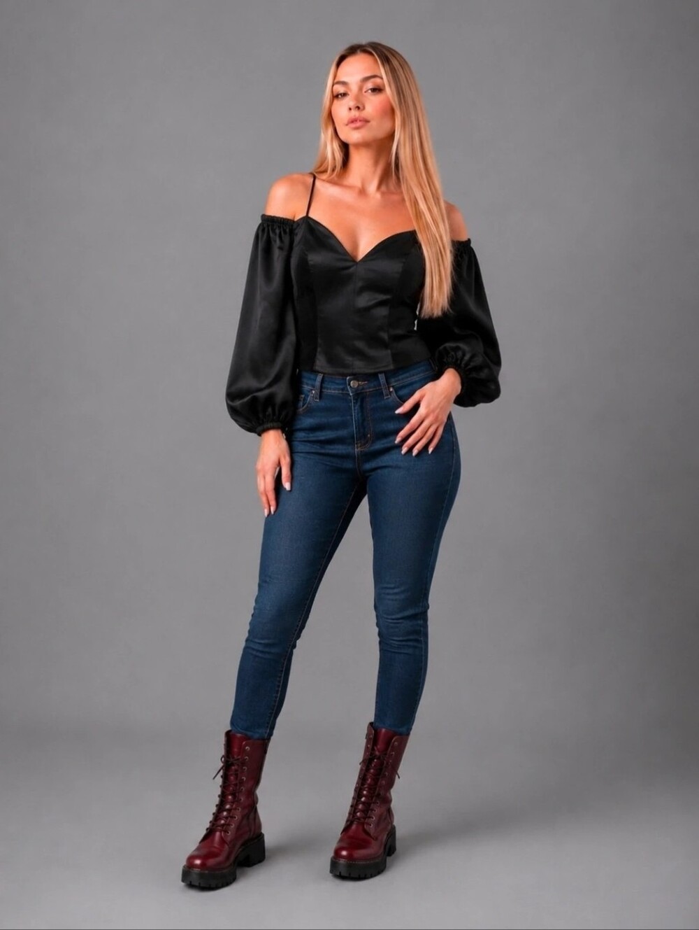 Off-the-shoulders Blouse NEW